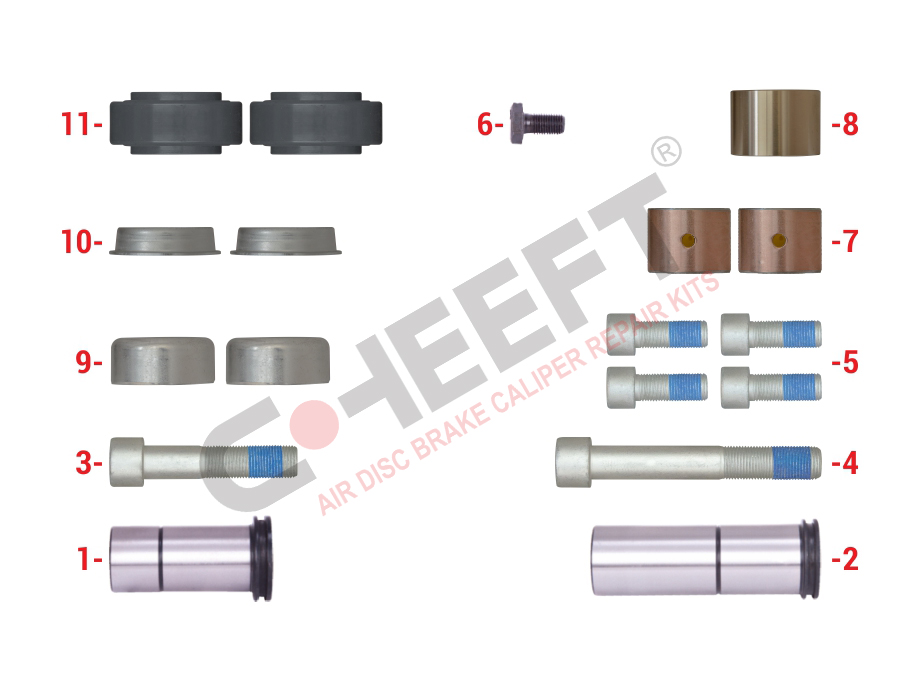 CALIPER GUIDES & SEALS REPAIR KIT